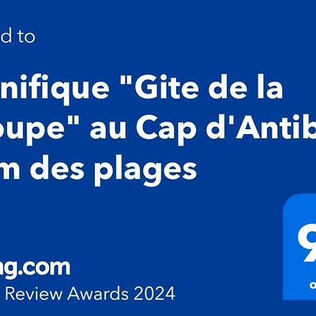 Magnifique "Gite De La Garoupe" Au Cap D'Antibes A 300M Des Plages Eksteriør bilde