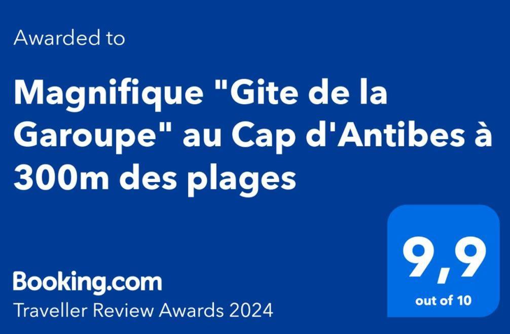 Magnifique "Gite De La Garoupe" Au Cap D'Antibes A 300M Des Plages Eksteriør bilde